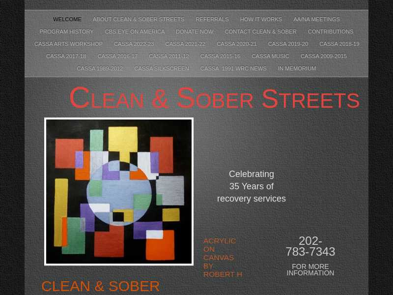 Clean and Sober Streets